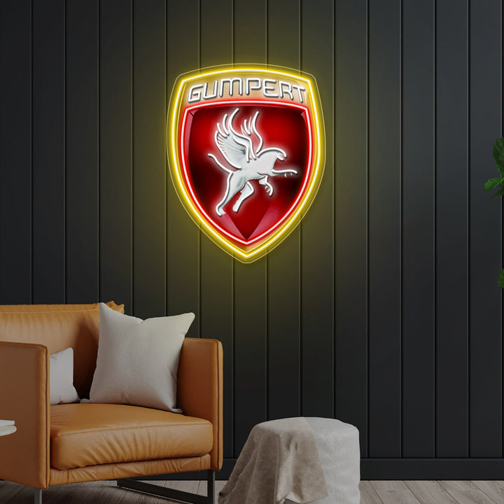 Gumpert LED Neon Sign - Premium Neon Light for Gumpert Enthusiasts & Garages
