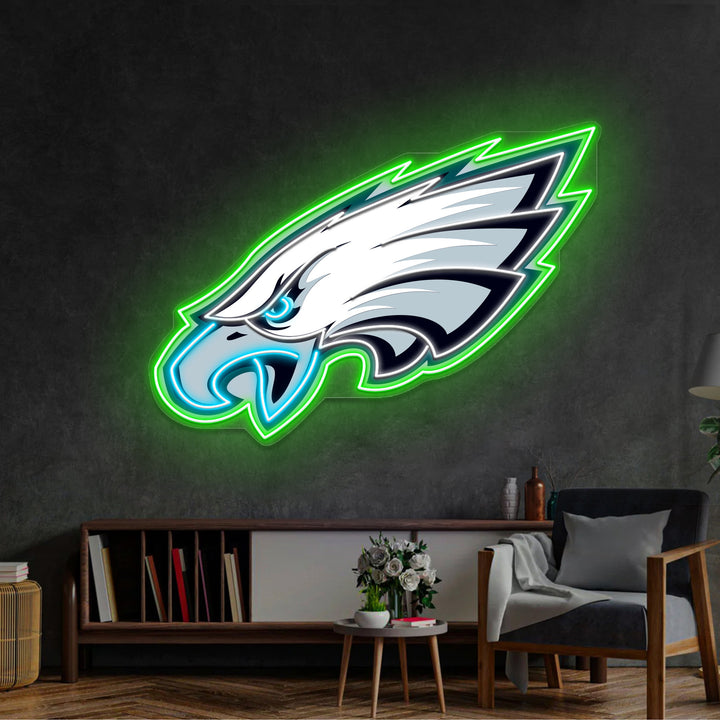 Philadelphia Eagles LED Neon Sign – Premium Neon Light for Football Fans & Game Rooms
