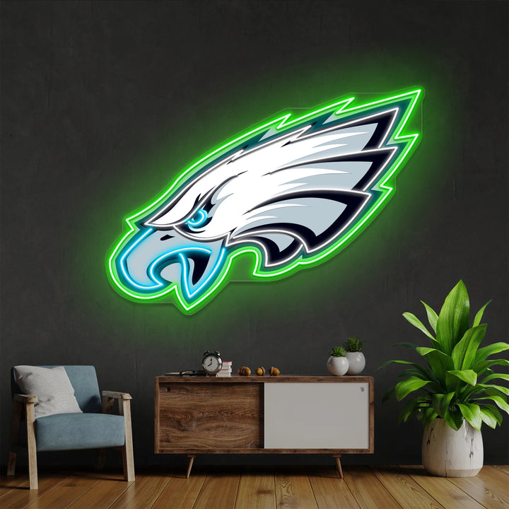 Philadelphia Eagles LED Neon Sign – Premium Neon Light for Football Fans & Game Rooms