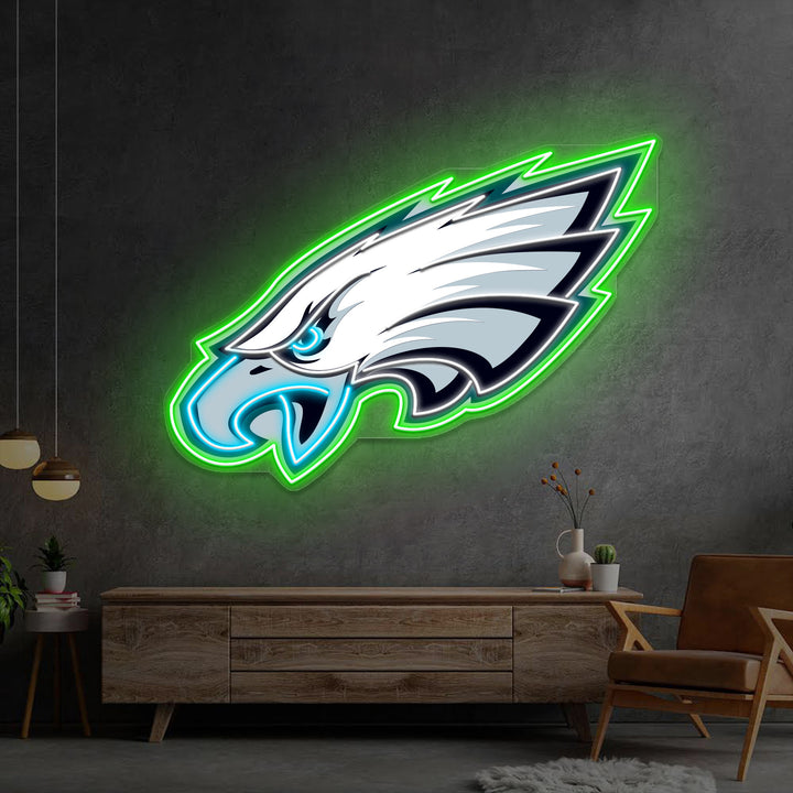 Philadelphia Eagles LED Neon Sign – Premium Neon Light for Football Fans & Game Rooms