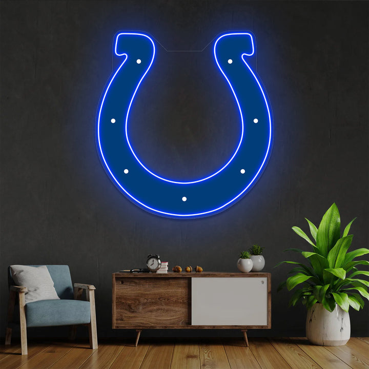 Indianapolis Colts LED Neon Sign – Premium Neon Light for Football Fans & Game Rooms