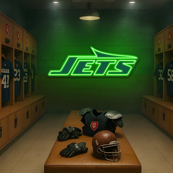 New York Jets LED Neon Sign – Premium Neon Light for Football Fans & Game Rooms
