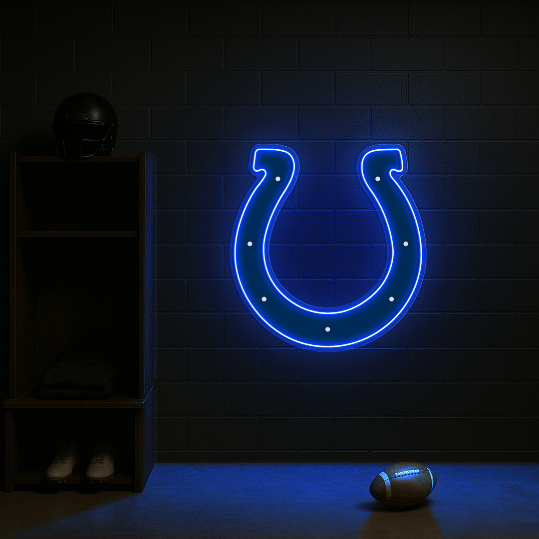 Indianapolis Colts LED Neon Sign – Premium Neon Light for Football Fans & Game Rooms