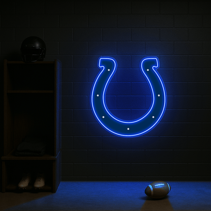 Indianapolis Colts LED Neon Sign – Premium Neon Light for Football Fans & Game Rooms