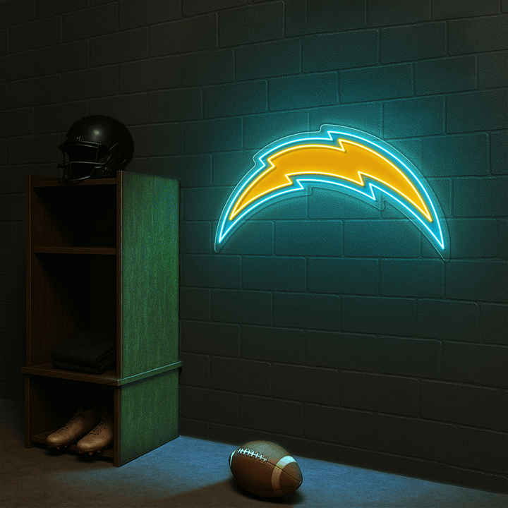 Los Angeles Chargers LED Neon Sign – Premium Neon Light for Football Fans & Game Rooms