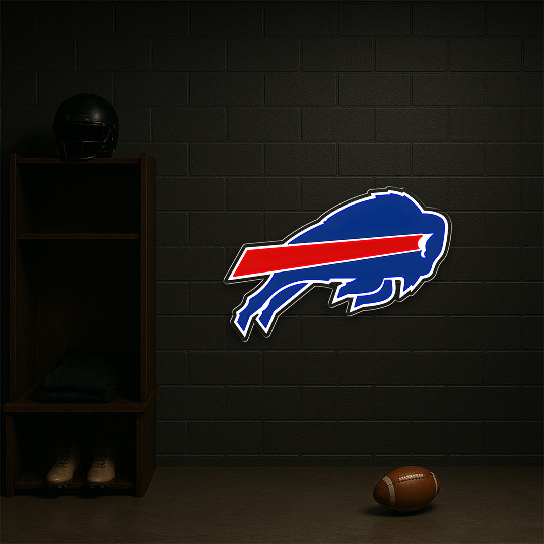 Buffalo Bills LED Neon Sign – Premium Neon Light for Football Fans & Game Rooms