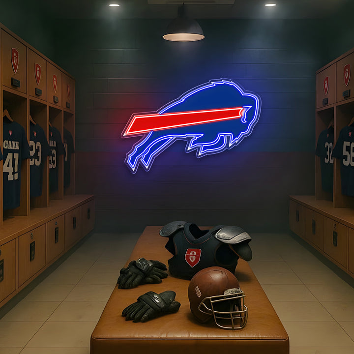 Buffalo Bills LED Neon Sign – Premium Neon Light for Football Fans & Game Rooms