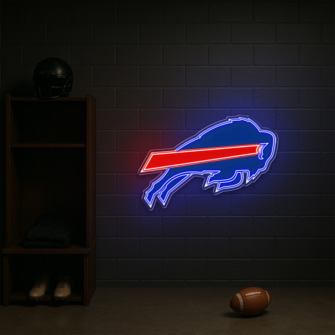 Buffalo Bills LED Neon Sign – Premium Neon Light for Football Fans & Game Rooms