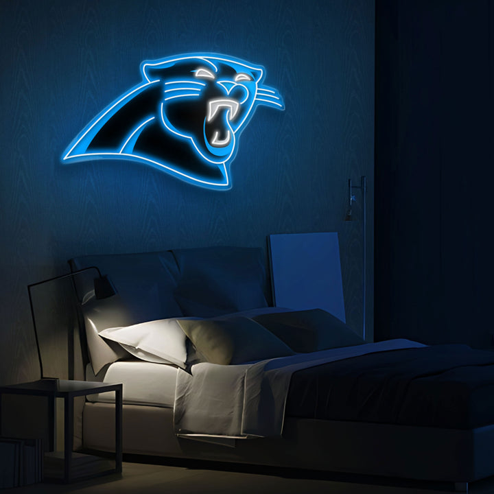Carolina Panthers LED Neon Sign – Premium Neon Light for American Football Fans & Game Rooms