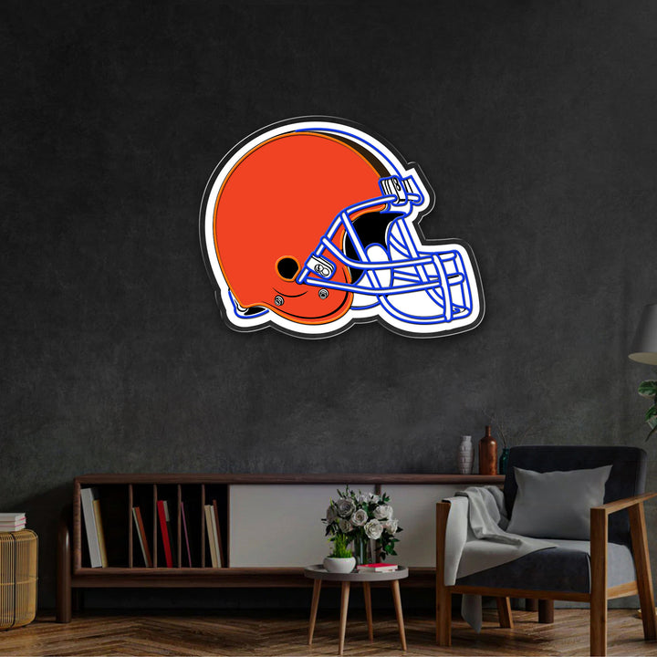 Cleveland Browns LED Neon Sign – Premium Neon Light for American Football Fans & Game Rooms