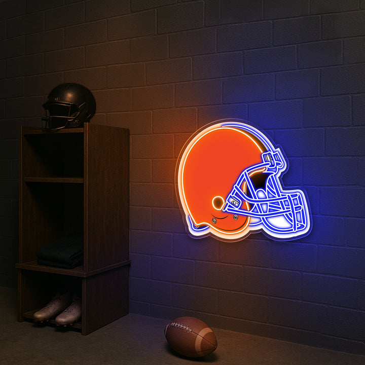 Cleveland Browns LED Neon Sign – Premium Neon Light for American Football Fans & Game Rooms