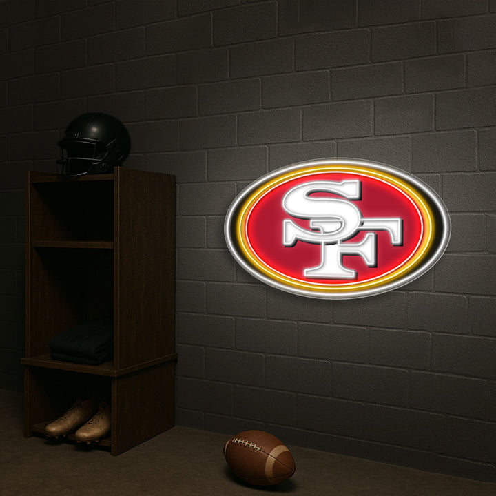 San Francisco 49ers LED Neon Sign – Premium Neon Light for American Football Fans & Game Rooms