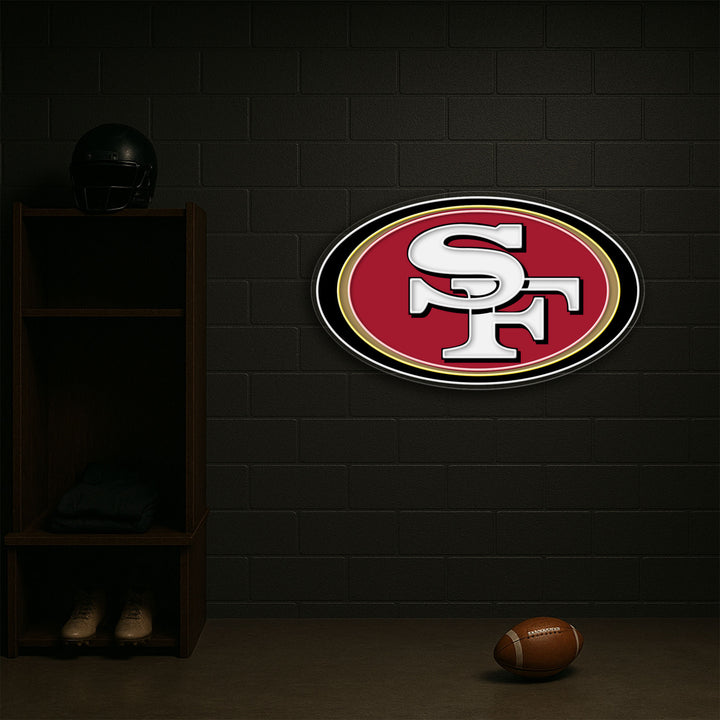 San Francisco 49ers LED Neon Sign – Premium Neon Light for American Football Fans & Game Rooms