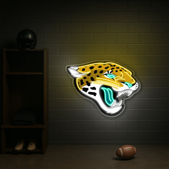 Jacksonville Jaguars LED Neon Sign – Premium Neon Light for American Football Fans & Game Rooms