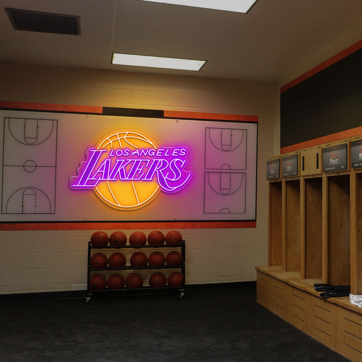 Los Angeles Lakers LED Neon Sign – Premium Neon Light for Basketball Fans & Game Rooms