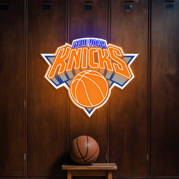 New York Knicks LED Neon Sign – Premium Neon Light for Basketball Fans & Game Rooms