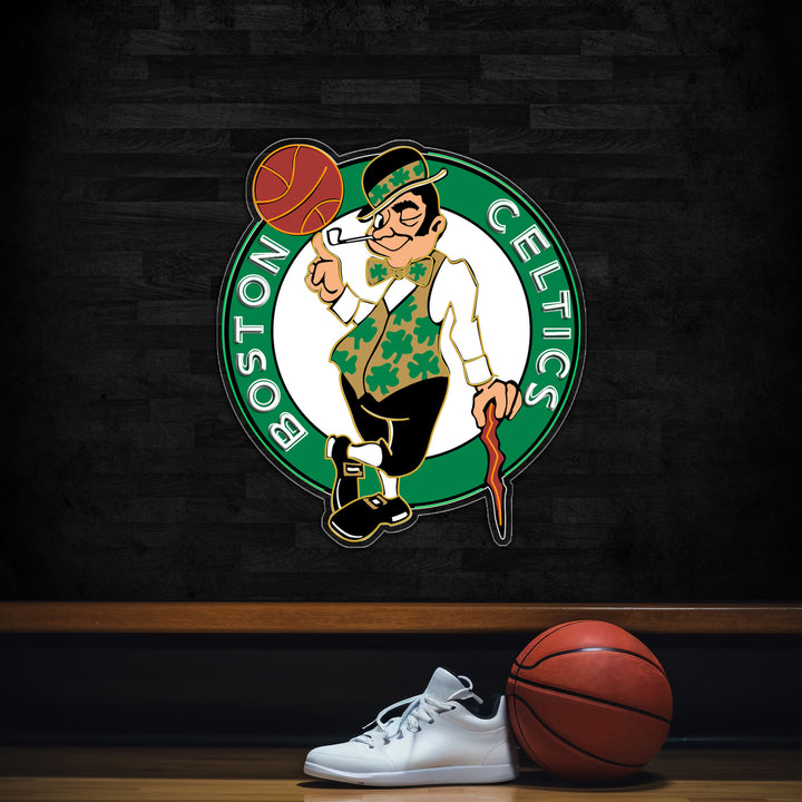 Boston Celtics LED Neon Sign – Premium Neon Light for Basketball Fans & Game Rooms