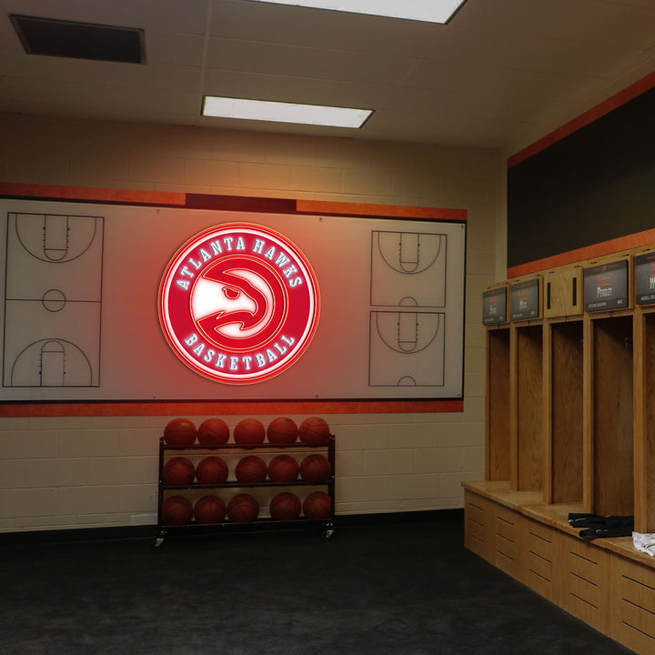 Atlanta Hawks LED Neon Sign – Premium Neon Light for Basketball Fans & Game Rooms