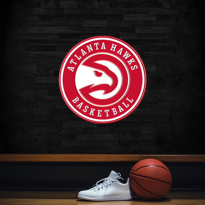 Atlanta Hawks LED Neon Sign – Premium Neon Light for Basketball Fans & Game Rooms
