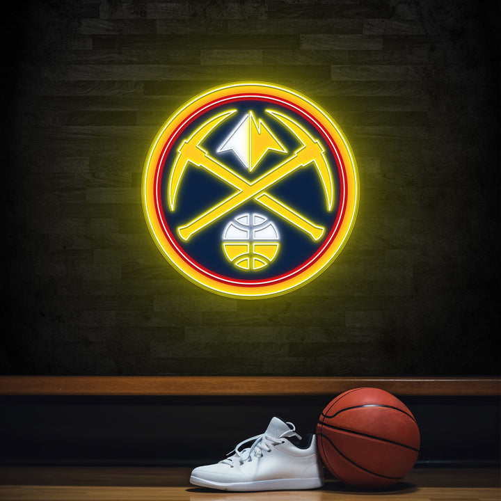 Denver Nuggets LED Neon Sign – Premium Neon Light for Basketball Fans & Game Rooms