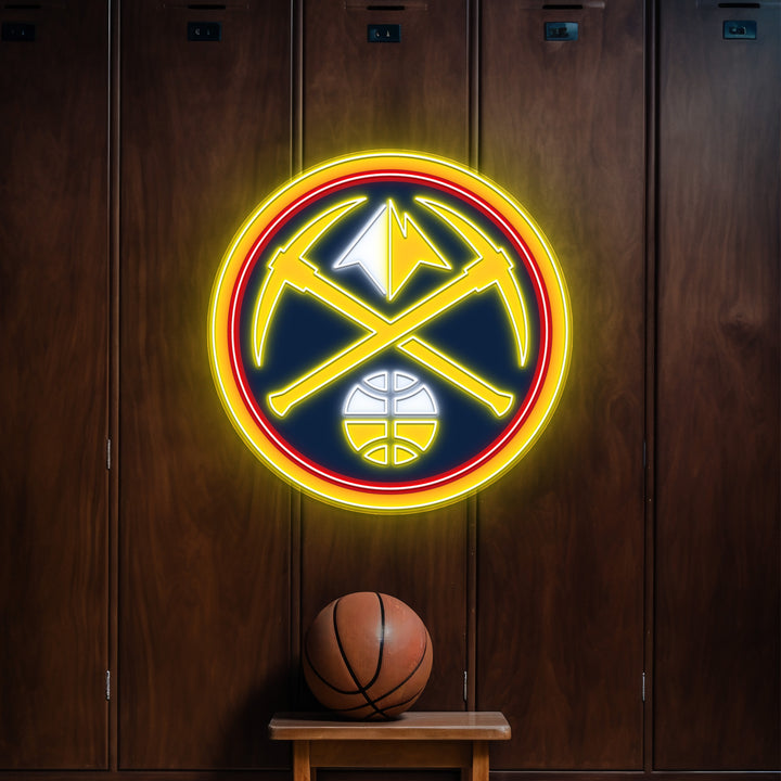 Denver Nuggets LED Neon Sign – Premium Neon Light for Basketball Fans & Game Rooms
