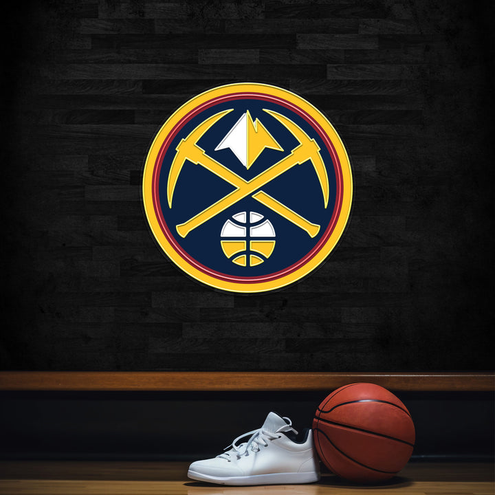 Denver Nuggets LED Neon Sign – Premium Neon Light for Basketball Fans & Game Rooms