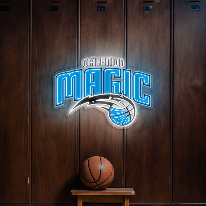Orlando Magic LED Neon Sign – Premium Neon Light for Basketball Fans & Game Rooms
