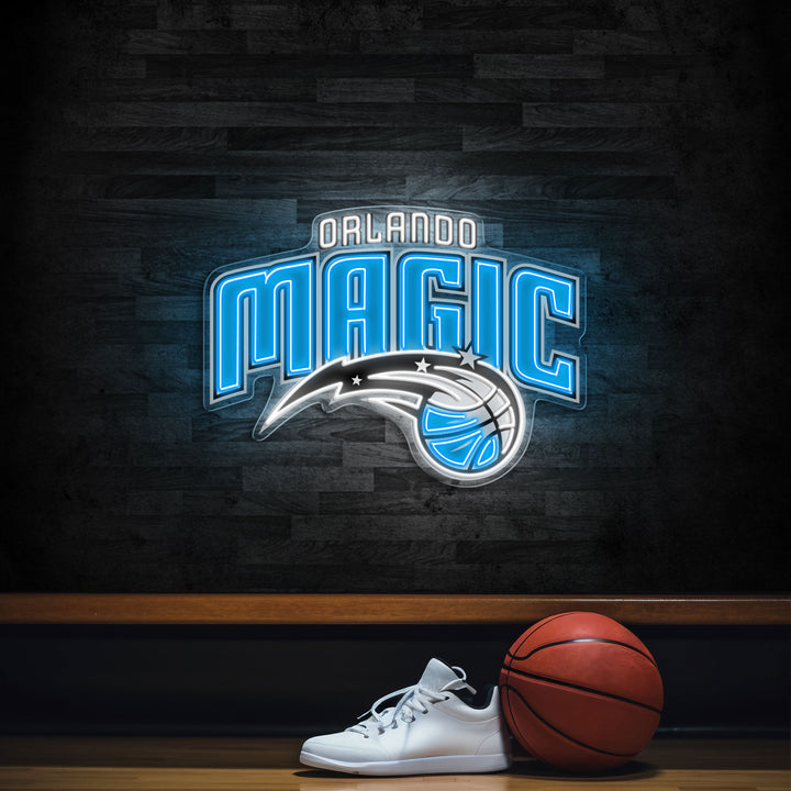 Orlando Magic LED Neon Sign – Premium Neon Light for Basketball Fans & Game Rooms