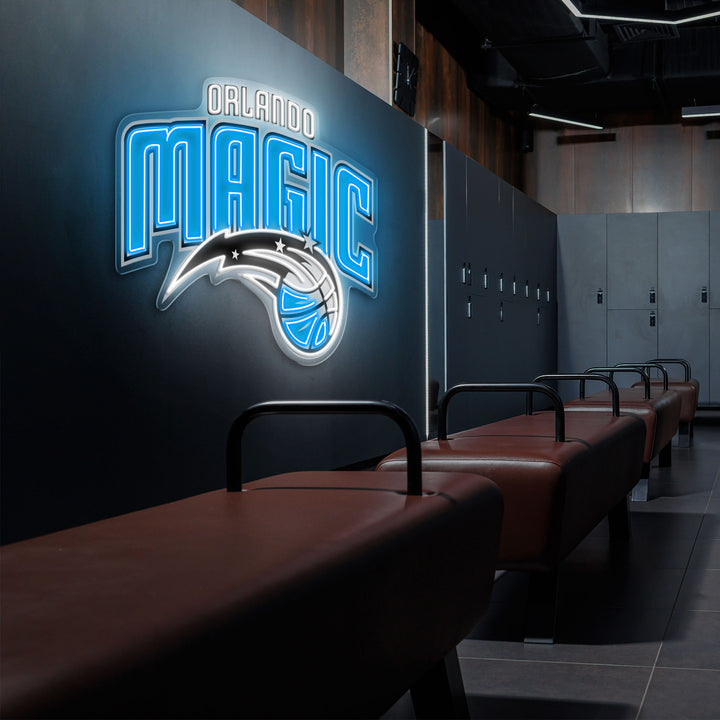 Orlando Magic LED Neon Sign – Premium Neon Light for Basketball Fans & Game Rooms