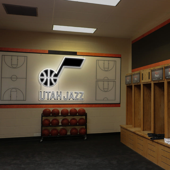 UTAH JAZZ LED Neon Sign – Premium Neon Light for Basketball Fans & Game Rooms