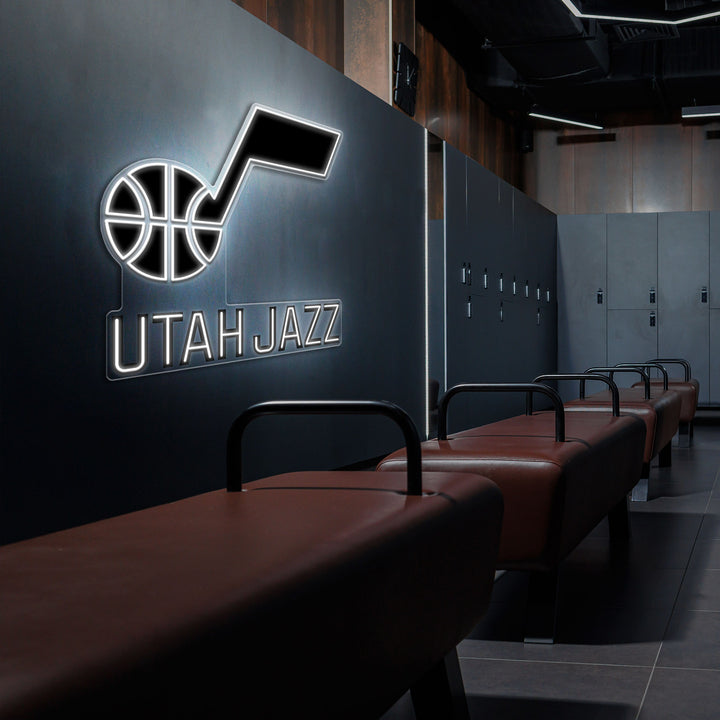 UTAH JAZZ LED Neon Sign – Premium Neon Light for Basketball Fans & Game Rooms