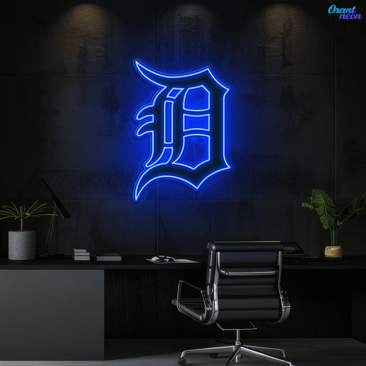 Detroit Tigers LED Neon Sign – Premium Neon Light for Baseball Fans & Game Rooms