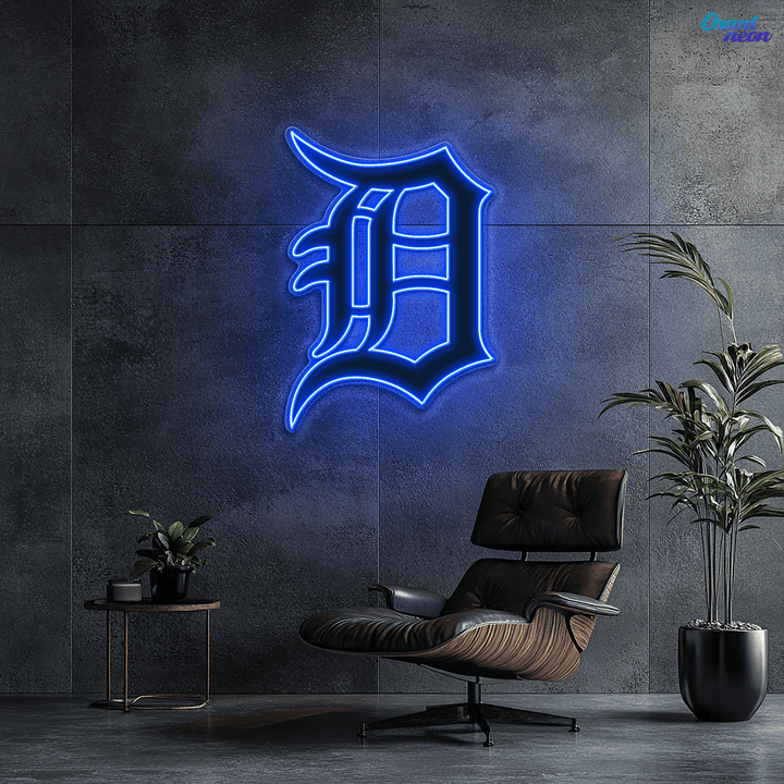 Detroit Tigers LED Neon Sign – Premium Neon Light for Baseball Fans & Game Rooms