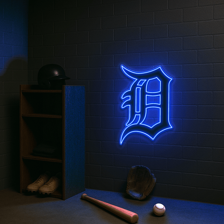 Detroit Tigers LED Neon Sign – Premium Neon Light for Baseball Fans & Game Rooms