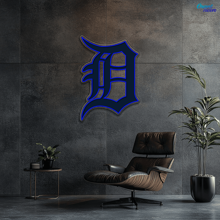 Detroit Tigers LED Neon Sign – Premium Neon Light for Baseball Fans & Game Rooms
