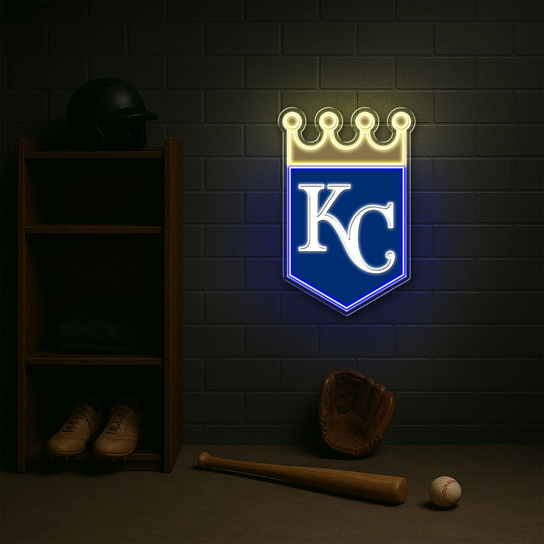 Kansas City Royals LED Neon Sign – Premium Neon Light for Baseball Fans & Game Rooms