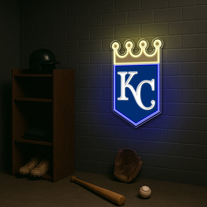 Kansas City Royals LED Neon Sign – Premium Neon Light for Baseball Fans & Game Rooms