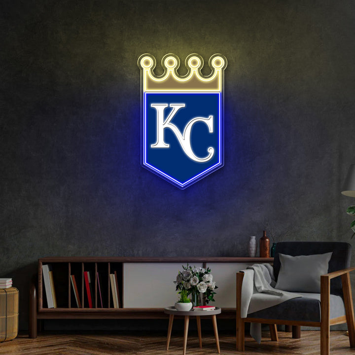 Kansas City Royals LED Neon Sign – Premium Neon Light for Baseball Fans & Game Rooms
