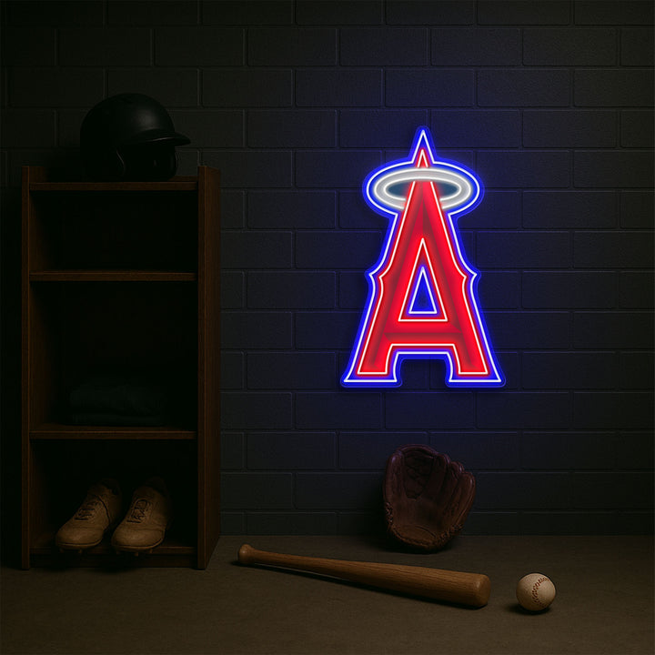 Los Angeles Angels LED Neon Sign – Premium Neon Light for Baseball Fans & Game Rooms