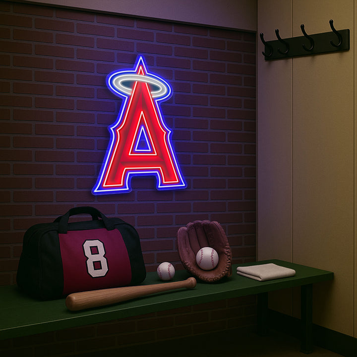Los Angeles Angels LED Neon Sign – Premium Neon Light for Baseball Fans & Game Rooms
