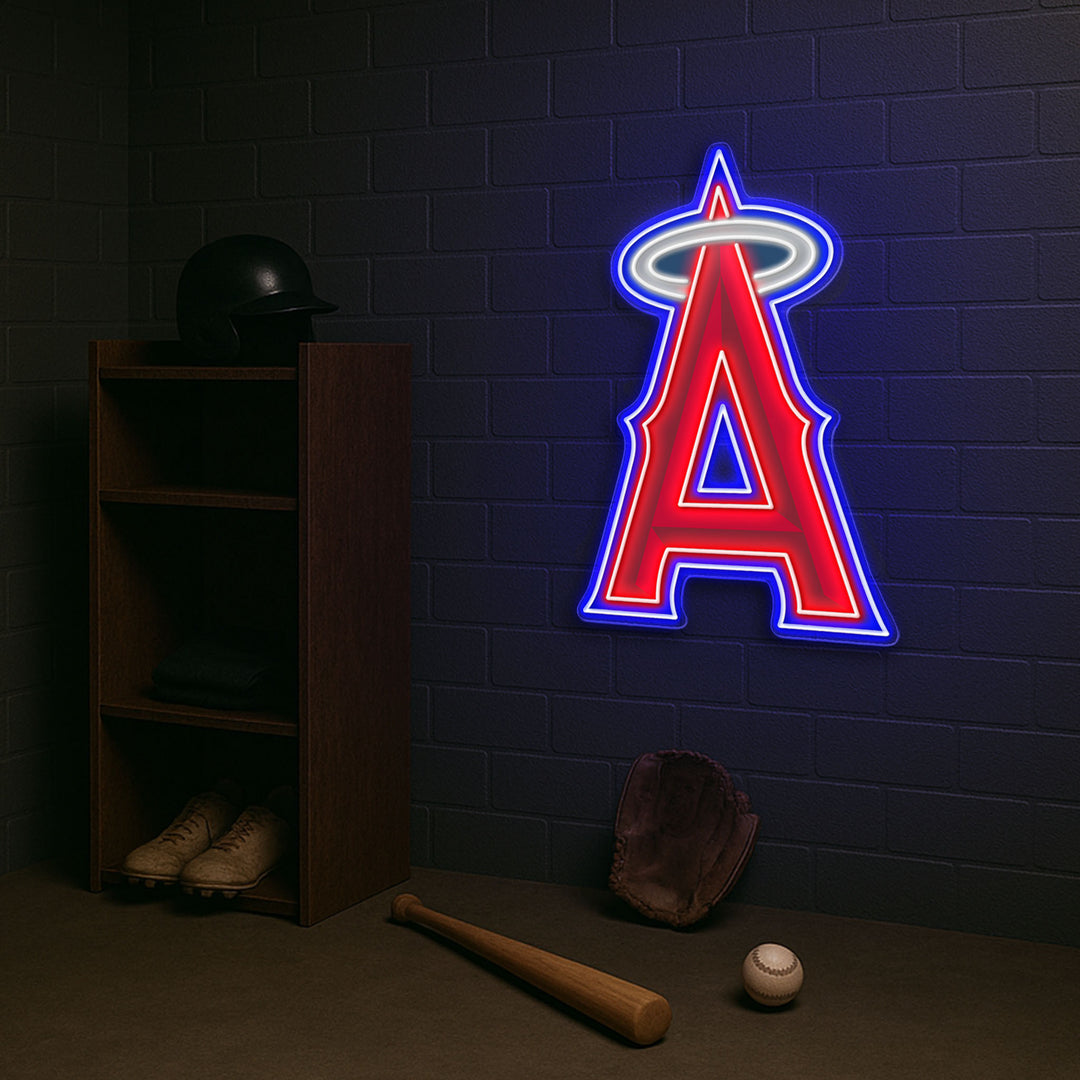 Los Angeles Angels LED Neon Sign – Premium Neon Light for Baseball Fans & Game Rooms