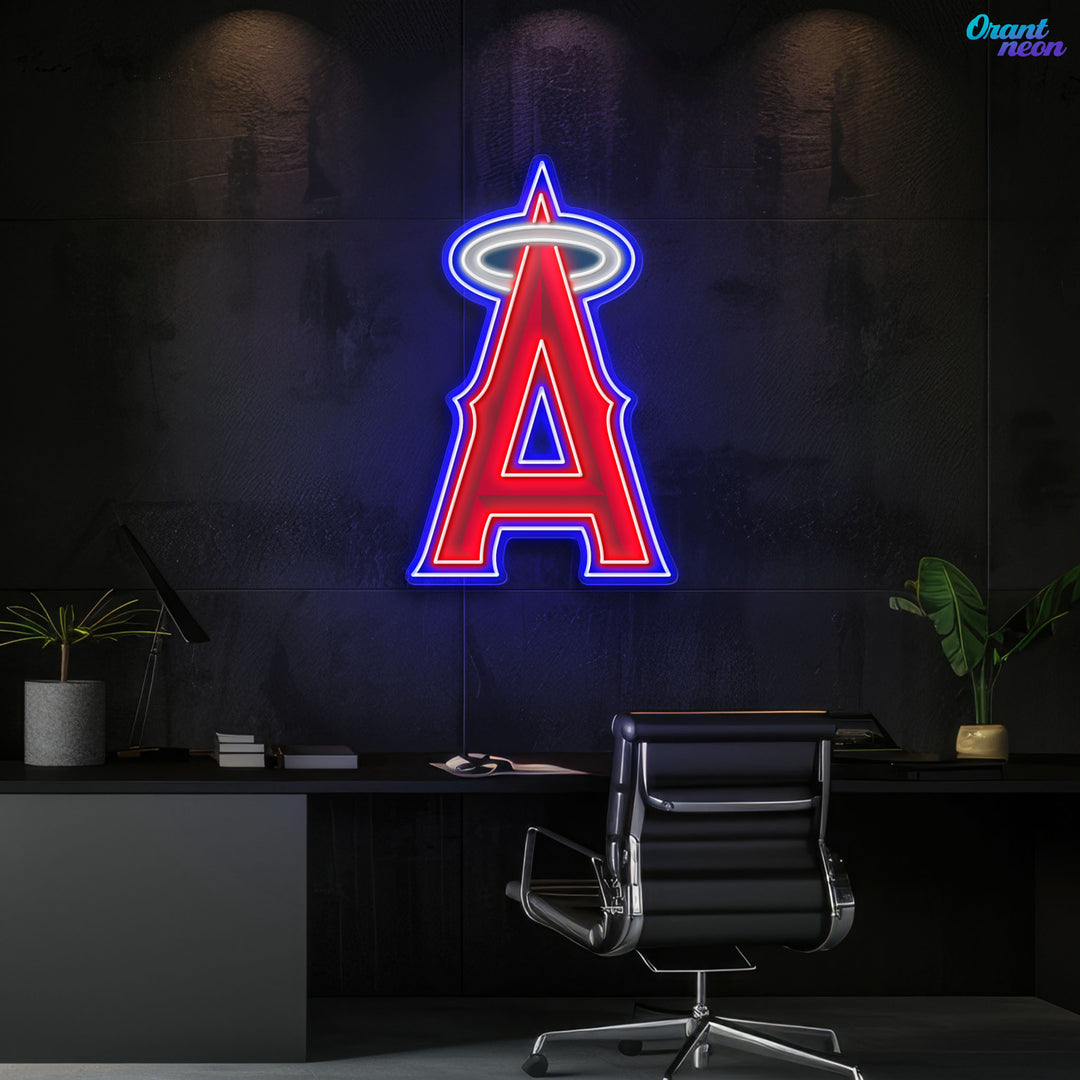 Los Angeles Angels LED Neon Sign – Premium Neon Light for Baseball Fans & Game Rooms