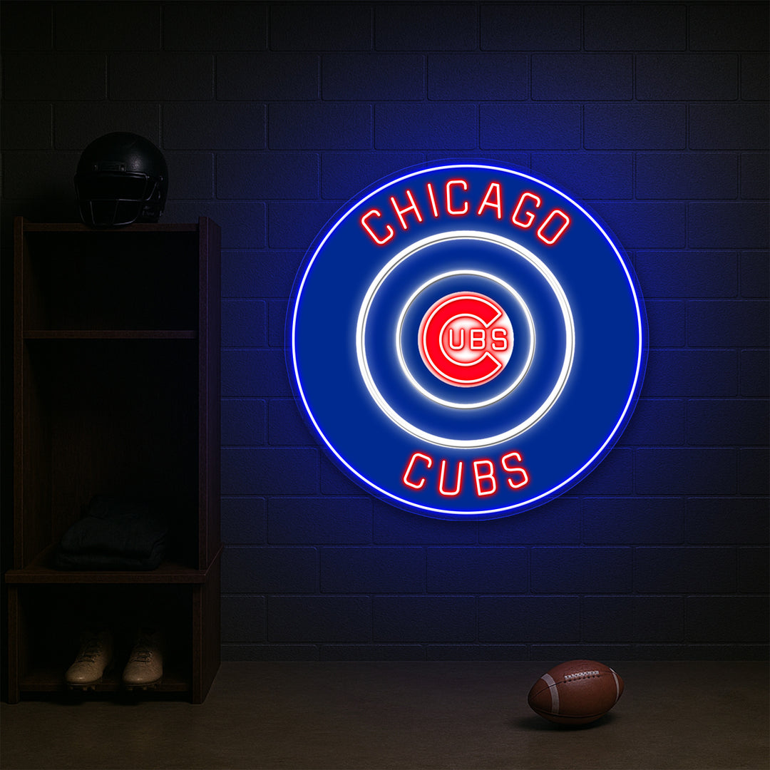 Chicago Cubs LED Neon Sign – Premium Neon Light