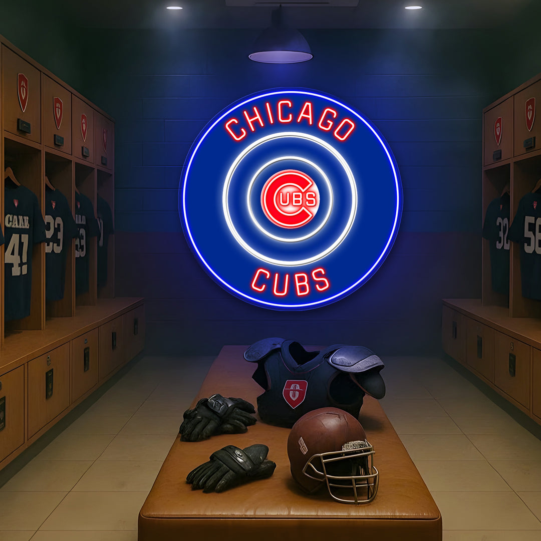 Chicago Cubs LED Neon Sign – Premium Neon Light