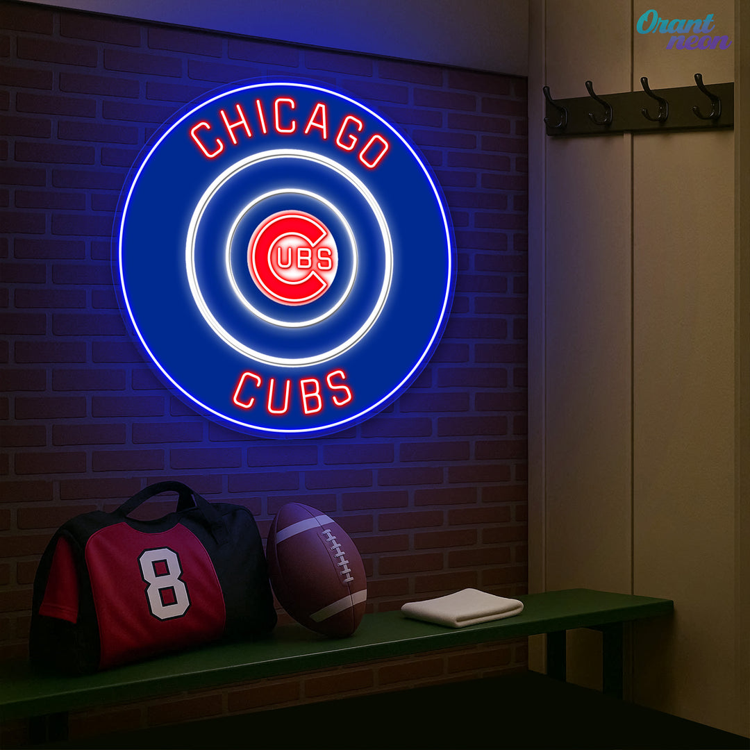 Chicago Cubs LED Neon Sign – Premium Neon Light