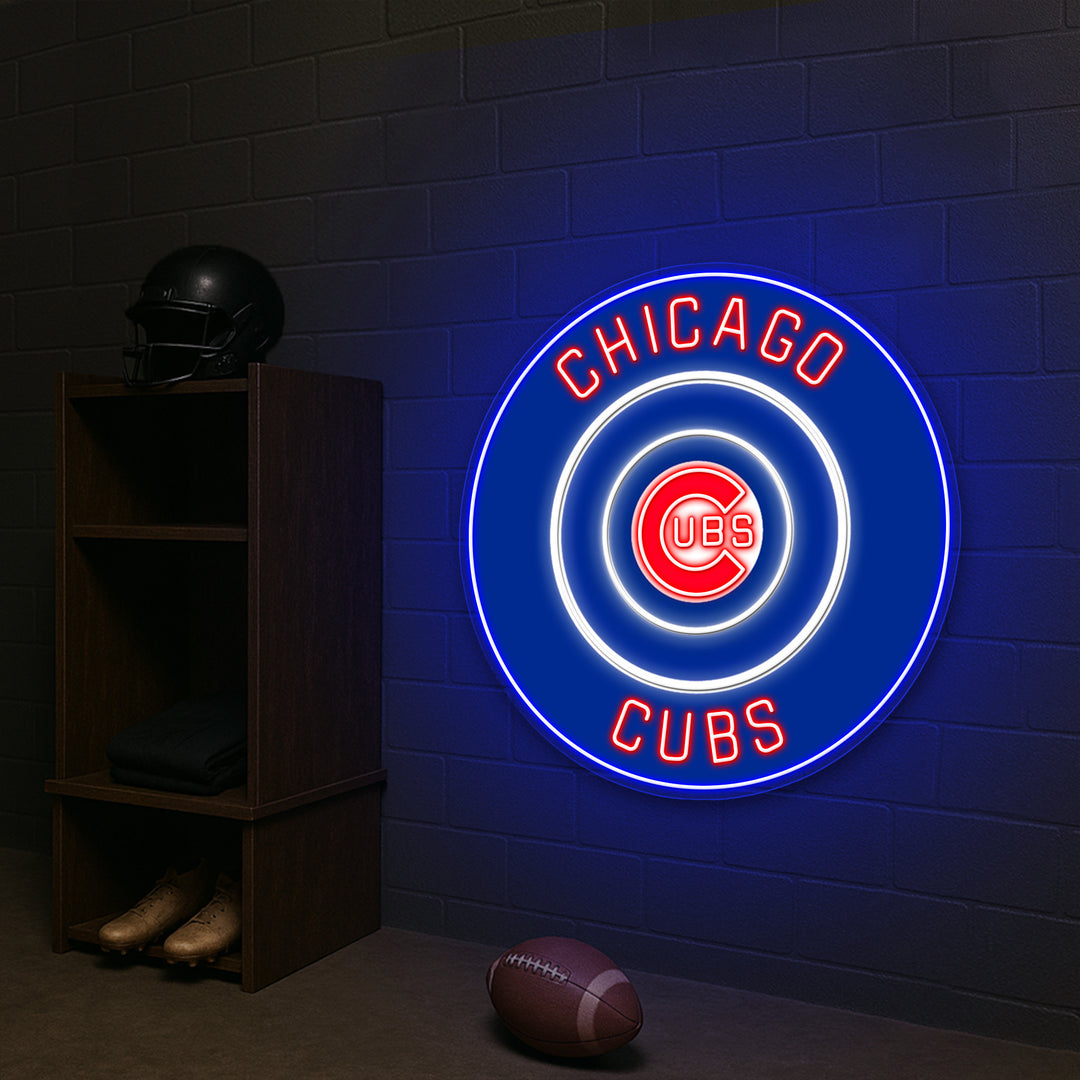 Chicago Cubs LED Neon Sign – Premium Neon Light