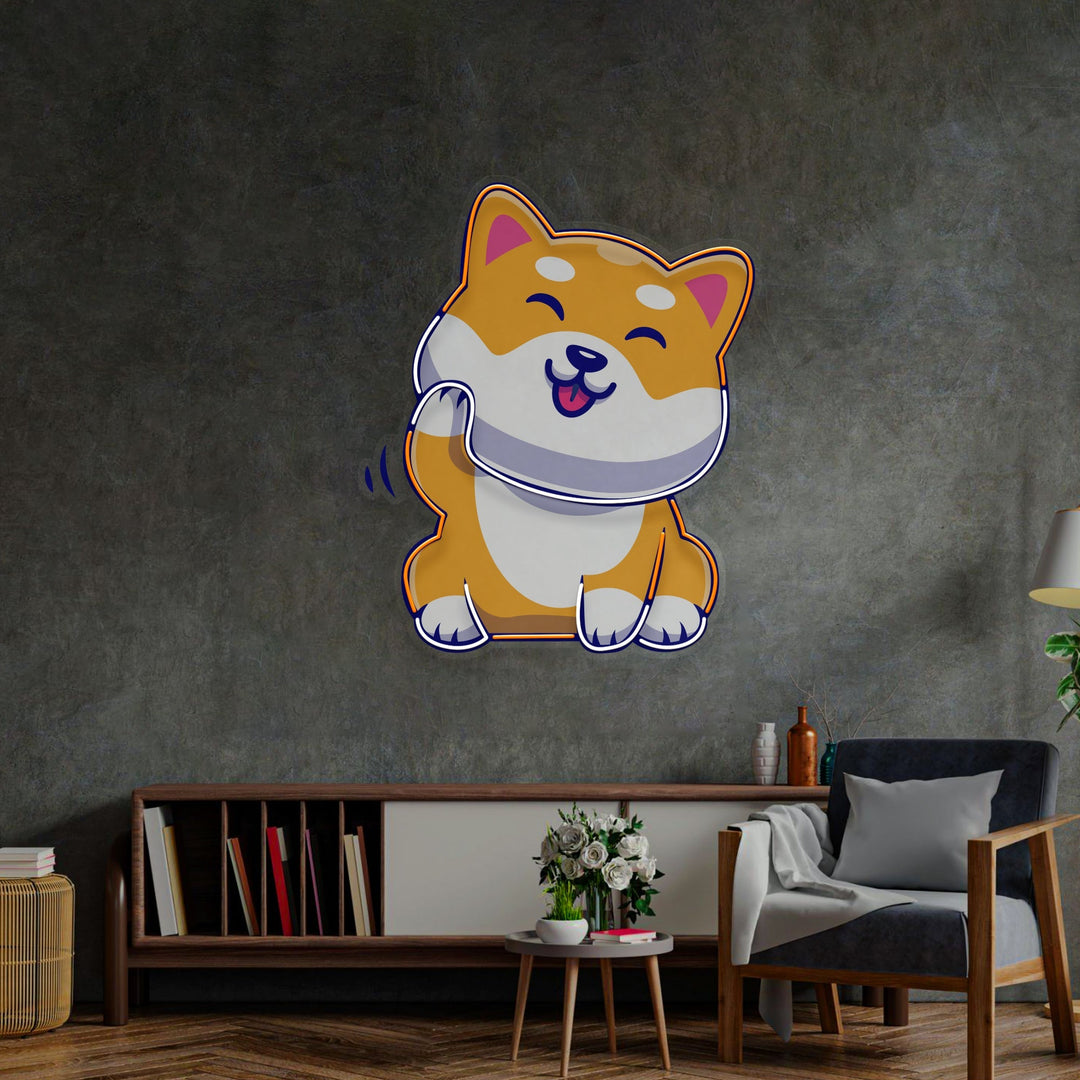 Cute Shiba LED Neon Sign Light Pop Art