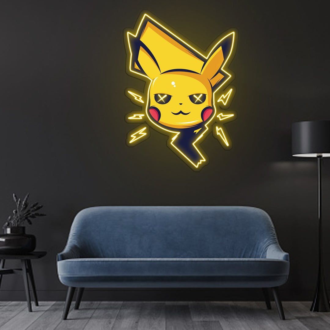 Pikachu NO25 Neon Sign x Acrylic Artwork