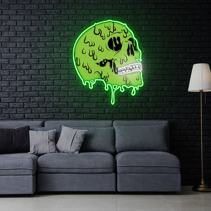 Skull zombie Neon Sign x Acrylic Artwork