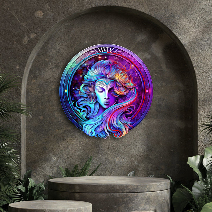 Virgo Zodiac Horoscope Neon Sign